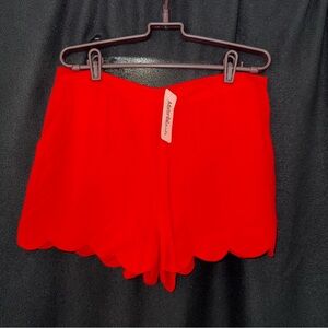 Red Women Shorts